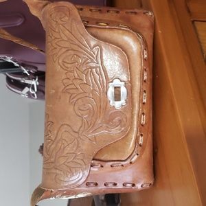 Vintage leather purse